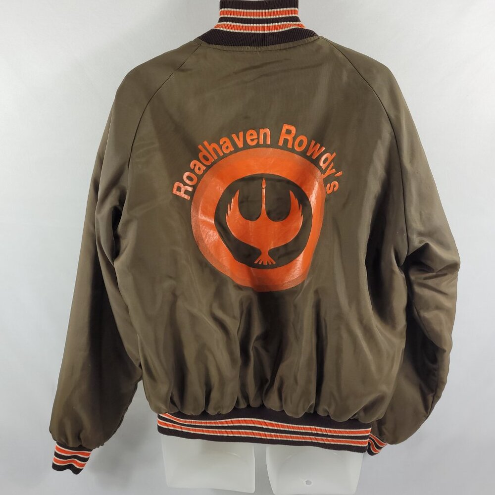 Roadhaven Rowdys Vintage Snap-Up Jacket Butwin Mens size Large